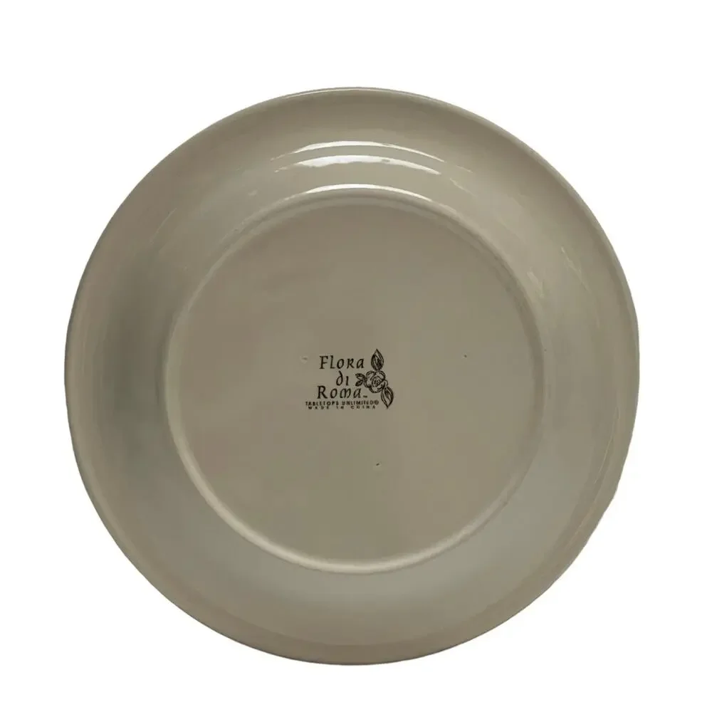 Vintage Flora Di Roma Rosa Tabletops Unlimited Dessert Plate